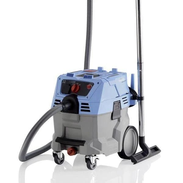 Cleaning machine with hose on a white background