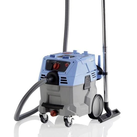 Cleaning machine with hose on a white background
